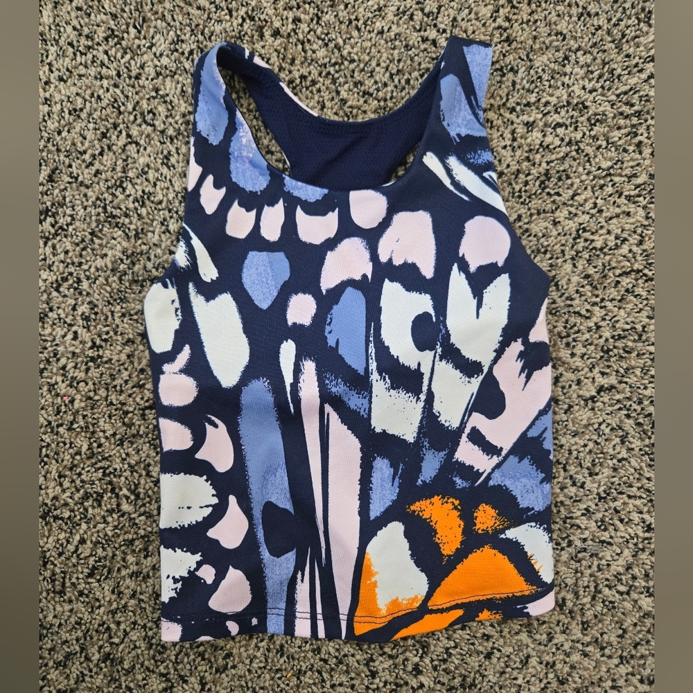 Abstract Kids Workout Top